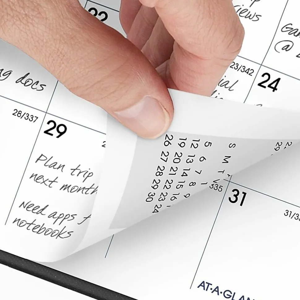 AT-A-GLANCE® DayMinder® 2026 Monthly Planner, Black, Pocket, 3 1/2" x 6"