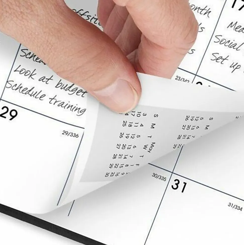 AT-A-GLANCE® DayMinder® 2026 Monthly Planner, Black, Medium, 7" x 8 3/4"