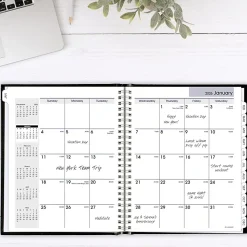 AT-A-GLANCE® DayMinder® 2026 Monthly Planner, Hardcover, Black, Medium, 7