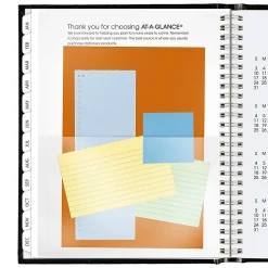AT-A-GLANCE® DayMinder® 2026 Monthly Planner, Hardcover, Black, Medium, 7