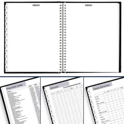 AT-A-GLANCE® DayMinder® 2026 Monthly Planner, Hardcover, Black, Medium, 7
