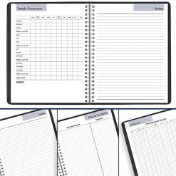 AT-A-GLANCE® DayMinder® 2026 Monthly Planner, Hardcover, Black, Medium, 7
