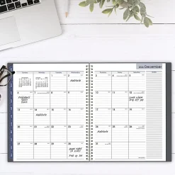 AT-A-GLANCE® DayMinder® 2026 Weekly Monthly Appointment Book Planner, Gray, Large, 8 1/2" x 11"