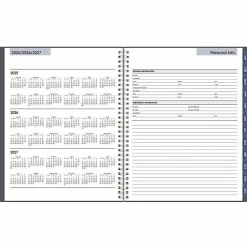 AT-A-GLANCE® DayMinder® 2026 Weekly Monthly Appointment Book Planner, Gray, Large, 8 1/2