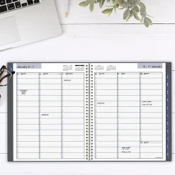 AT-A-GLANCE® DayMinder® 2026 Weekly Monthly Appointment Book Planner, Gray, Large, 8 1/2