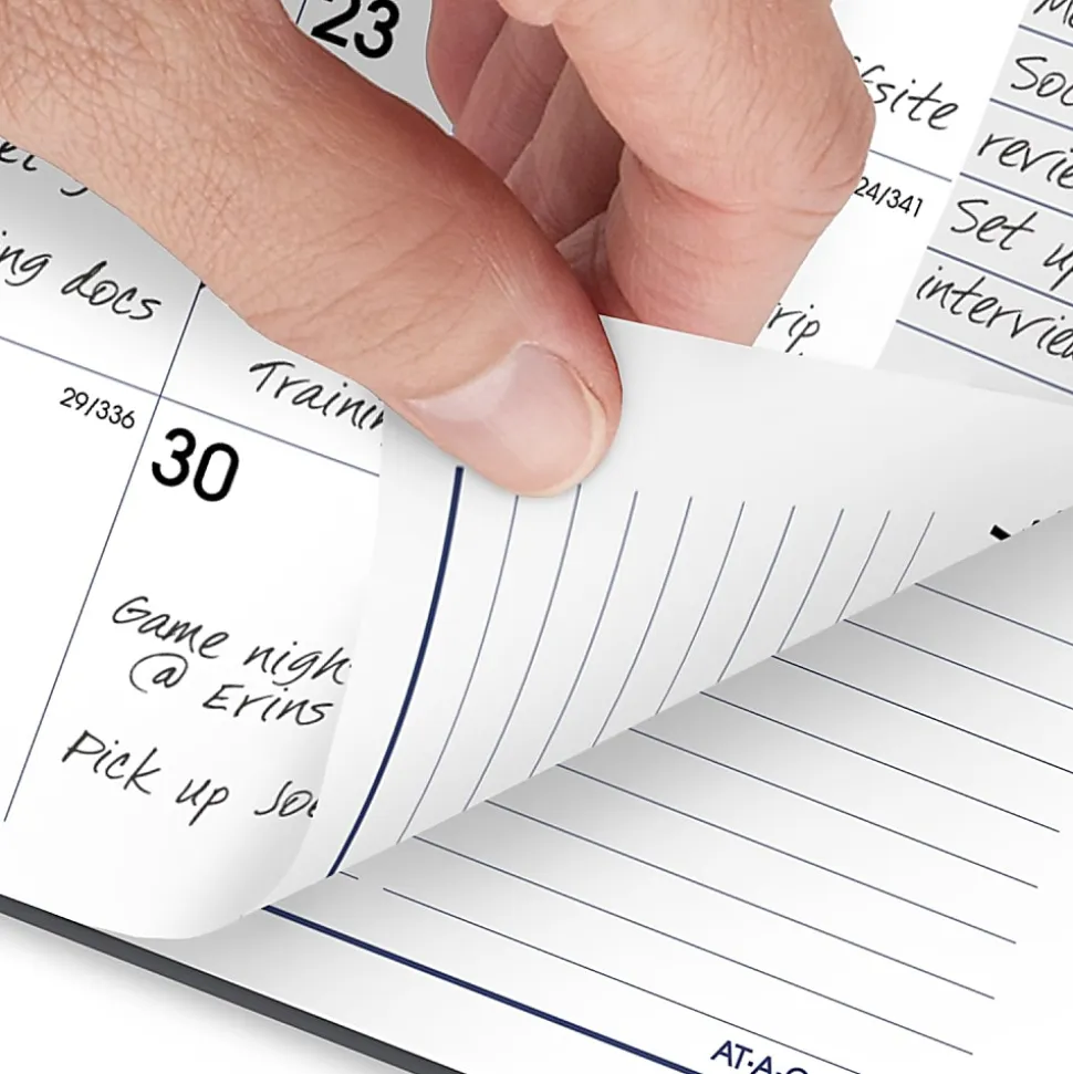 AT-A-GLANCE® DayMinder® 2026 Weekly Monthly Planner, Gray, Small, 5" x 8"