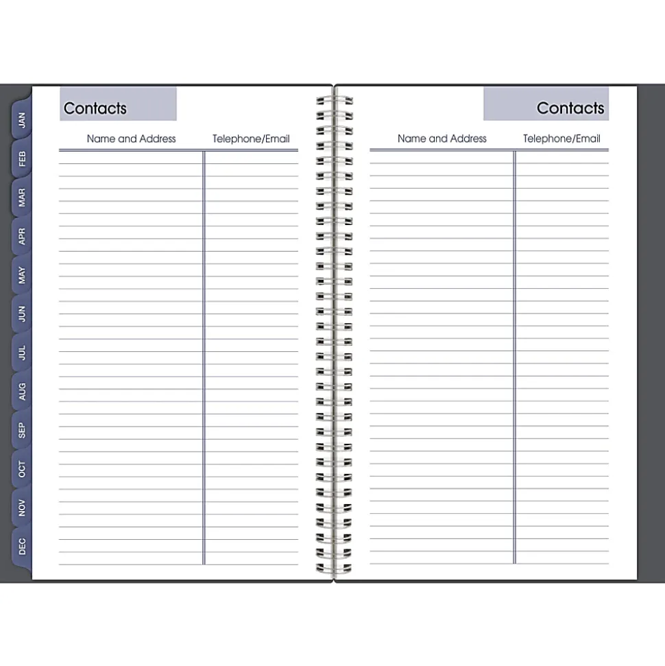AT-A-GLANCE® DayMinder® 2026 Weekly Monthly Planner, Gray, Small, 5" x 8"