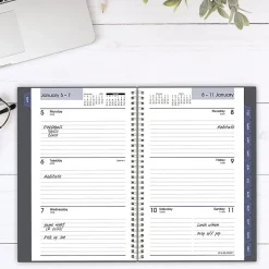 AT-A-GLANCE® DayMinder® 2026 Weekly Monthly Planner, Gray, Small, 5