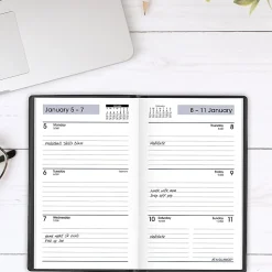 AT-A-GLANCE® DayMinder® 2026 Weekly Planner, Black, Pocket, 3 1/2