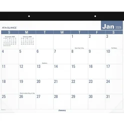 AT-A-GLANCE® 2026 Easy to Read Desk Pad Calendar, Standard, 21 3/4" x 17"