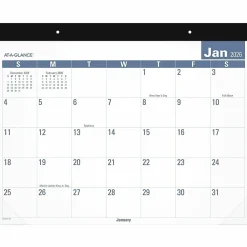 AT-A-GLANCE® 2026 Easy to Read Desk Pad Calendar, Standard, 21 3/4