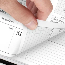 AT-A-GLANCE Executive® 2026 Weekly Monthly Appointment Book with Zipper, Black, Large, 8 1/4