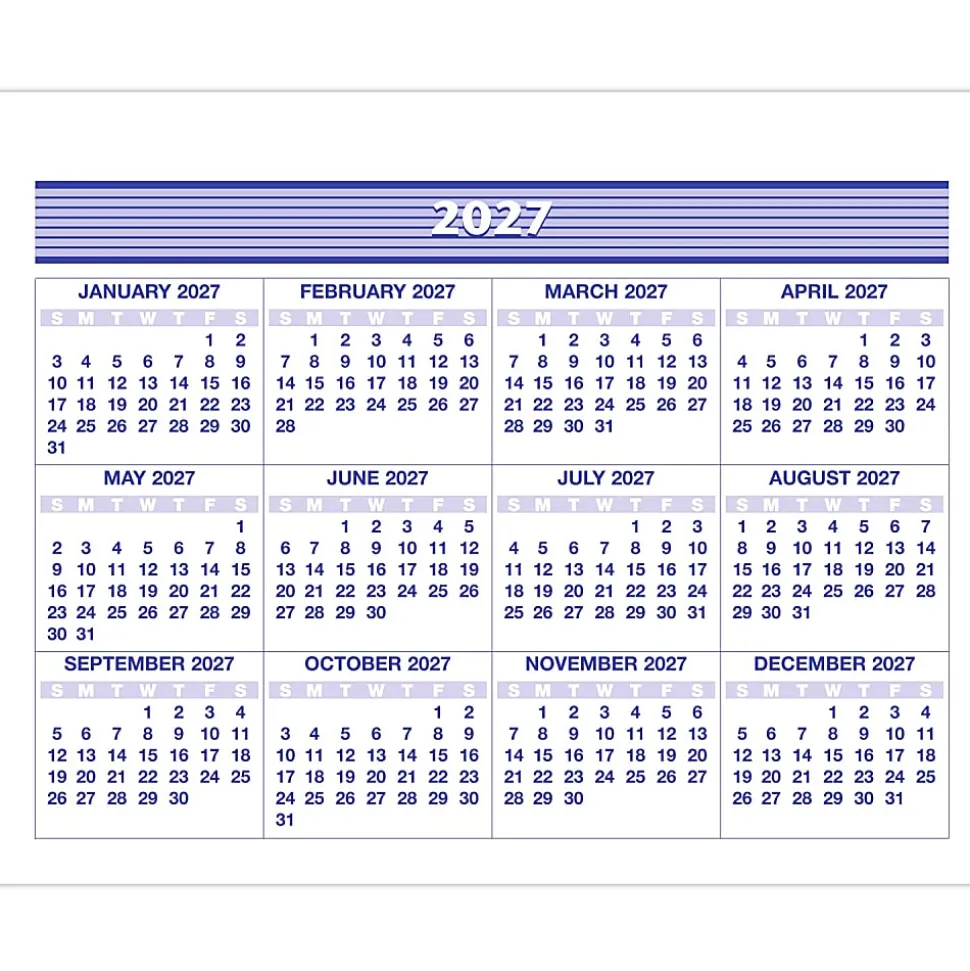 AT-A-GLANCE® FLIP-A-WEEK® 2026 Weekly Desk Calendar Refill, Small, 5 1/2" x 7"