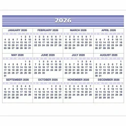 AT-A-GLANCE® FLIP-A-WEEK® 2026 Weekly Desk Calendar Refill, Small, 5 1/2