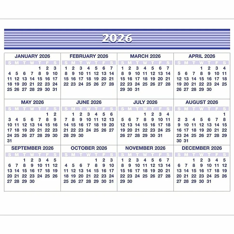 AT-A-GLANCE® FLIP-A-WEEK® 2026 Weekly Desk Calendar Refill, Small, 5 1/2" x 7"