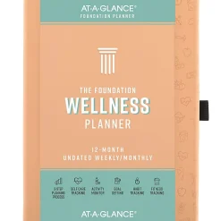 AT-A-GLANCE® FOUNDATION WELLNESS Planner, Small, 5 1/2