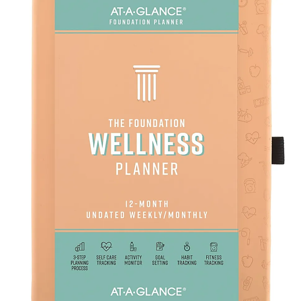 AT-A-GLANCE® FOUNDATION WELLNESS Planner, Small, 5 1/2" x 8 1/2"