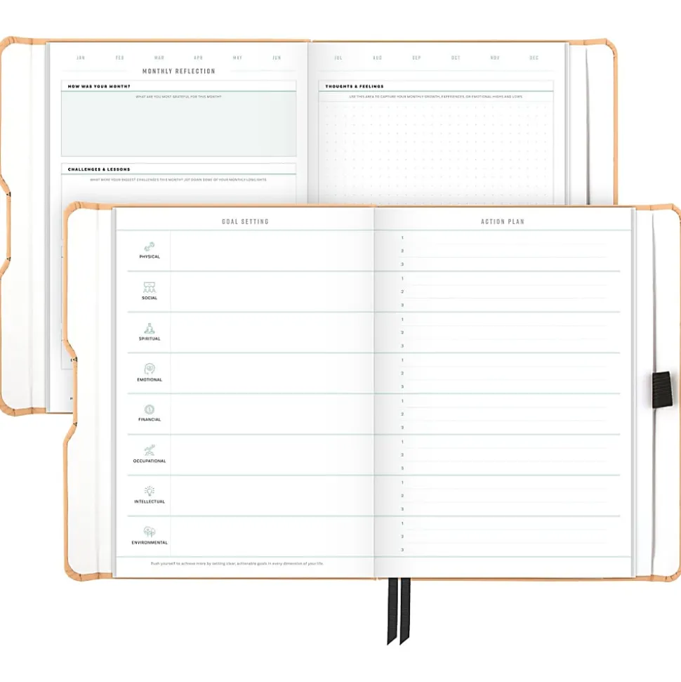 AT-A-GLANCE® FOUNDATION WELLNESS Planner, Small, 5 1/2" x 8 1/2"