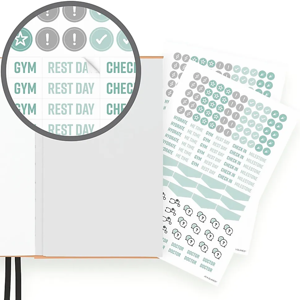 AT-A-GLANCE® FOUNDATION WELLNESS Planner, Small, 5 1/2" x 8 1/2"