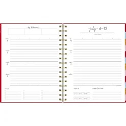 AT-A-GLANCE® Harmony Academic 2026-2027 Weekly Monthly Planner, Scarlet, Medium, 7