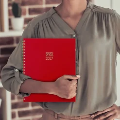 AT-A-GLANCE® Harmony Academic 2026-2027 Weekly Monthly Planner, Scarlet, Large, 8 1/2