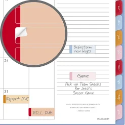 AT-A-GLANCE® Harmony Academic 2026-2027 Weekly Monthly Planner, Blue Aura, Large, 8 1/2