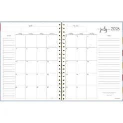AT-A-GLANCE® Harmony Academic 2026-2027 Weekly Monthly Planner, Blue Aura, Large, 8 1/2