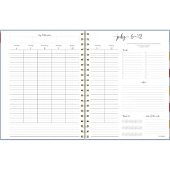 AT-A-GLANCE® Harmony Academic 2026-2027 Weekly Monthly Planner, Blue Aura, Large, 8 1/2
