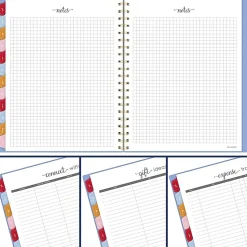 AT-A-GLANCE® Harmony Academic 2026-2027 Weekly Monthly Planner, Blue Aura, Large, 8 1/2