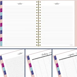 AT-A-GLANCE Harmony Weekly Monthly Planners, Medium, Sunset Coral
