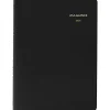 AT-A-GLANCE® 24-Hour 2026 Daily Appointment Book Planner, Black, Small, 5" x 8"