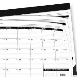 AT-A-GLANCE® 2026 Monthly Desk Pad Calendar, Standard, 21 3/4