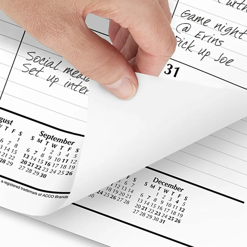 AT-A-GLANCE® 2026 Monthly Desk Pad Calendar, Standard, 21 3/4" x 17"