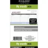AT-A-GLANCE® 2026 Monthly Planner Refill, Loose-Leaf, Portable Size, 3 3/4" x 6 3/4"