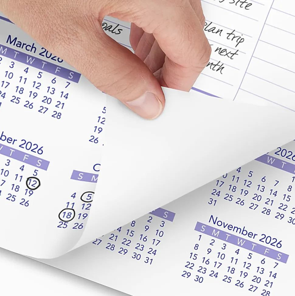 AT-A-GLANCE® 2026 Monthly Wall Calendar, Medium, 12" x 17"