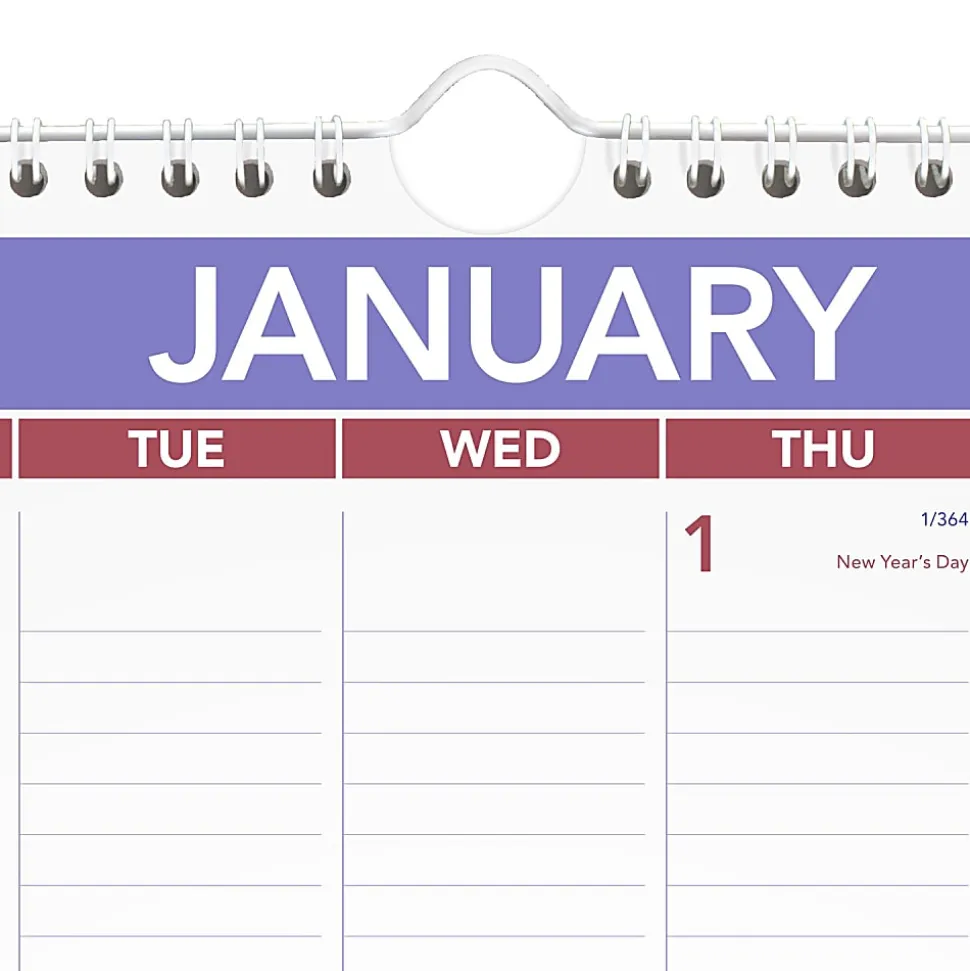 AT-A-GLANCE® 2026 Monthly Wall Calendar, Medium, 12" x 17"