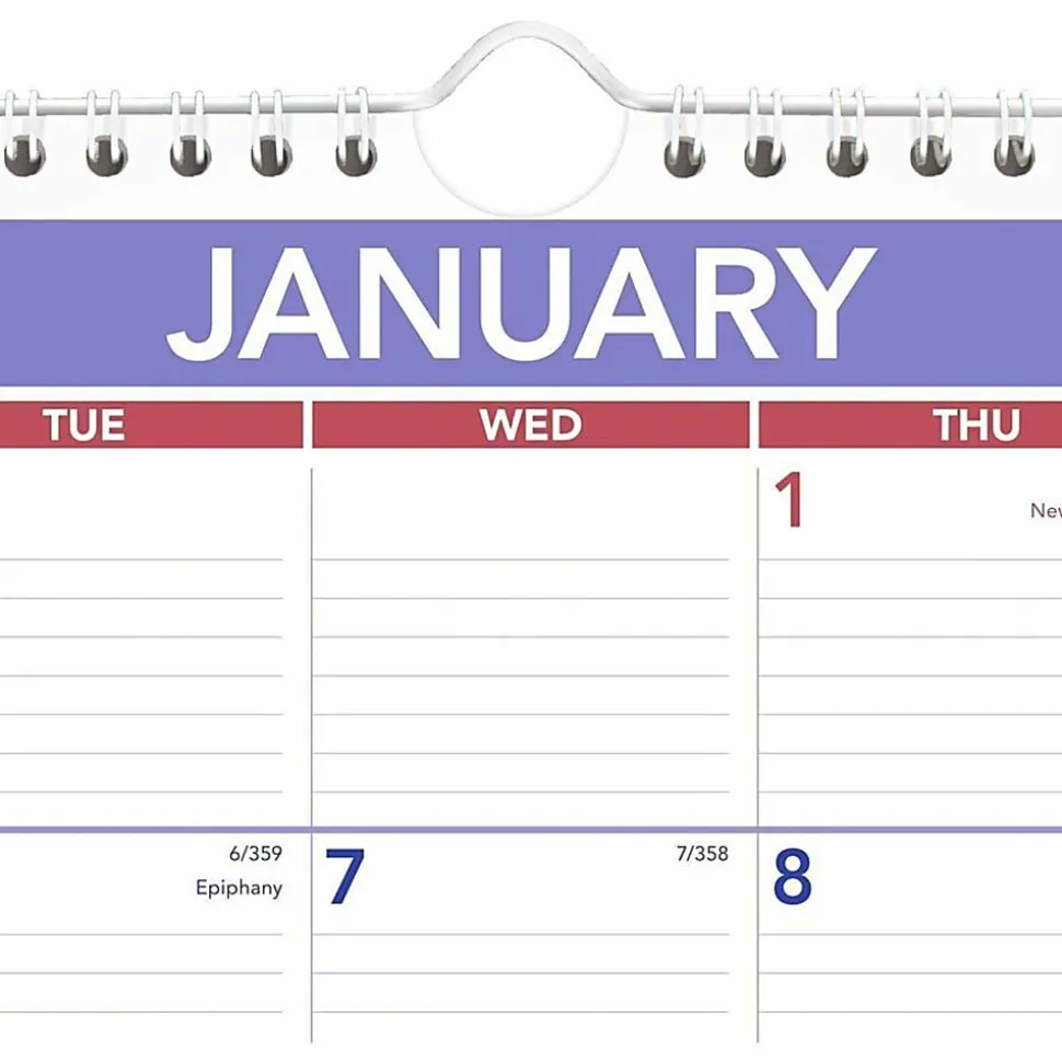 AT-A-GLANCE® 2026 Monthly Wall Calendar, Medium, 15" x 12"