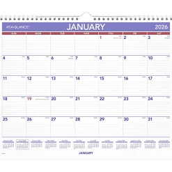 AT-A-GLANCE® 2026 Monthly Wall Calendar, Medium, 15