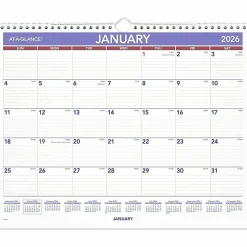 AT-A-GLANCE® 2026 Monthly Wall Calendar, Medium, 15