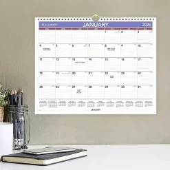 AT-A-GLANCE® 2026 Monthly Wall Calendar, Medium, 15