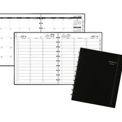 AT-A-GLANCEĀ® Move-A-Page Academic 2026-2027 Weekly Monthly Appointment Book Planner, Black, Large, 9" x 11"