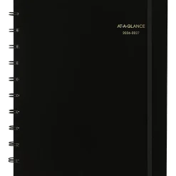 AT-A-GLANCE® Move-A-Page Academic 2026-2027 Weekly Monthly Appointment Book Planner, Black, Large, 9