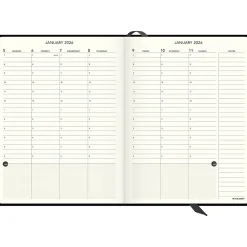 AT-A-GLANCE® Plan. Write. Remember.® 2026 Weekly Monthly Appointment Book Planner, Casebound, Black, Large, 7 1/2" x 10"