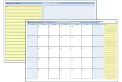 AT-A-GLANCE® QuickNotes® 30-Day Erasable/Reversible Wall Planner, 30% Recycled