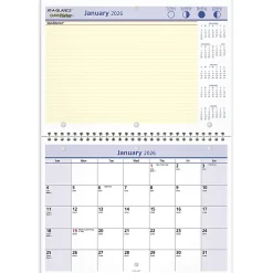 AT-A-GLANCE® QuickNotes® 2026 Monthly Desk Wall Calendar, Small, 11