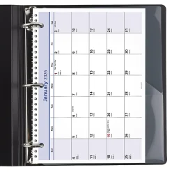 AT-A-GLANCE® QuickNotes® 2026 Monthly Desk Wall Calendar, Small, 11