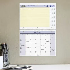 AT-A-GLANCE® QuickNotes® 2026 Monthly Desk Wall Calendar, Small, 11