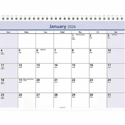 AT-A-GLANCE® QuickNotes® 2026 Monthly Desk Wall Calendar, Small, 11