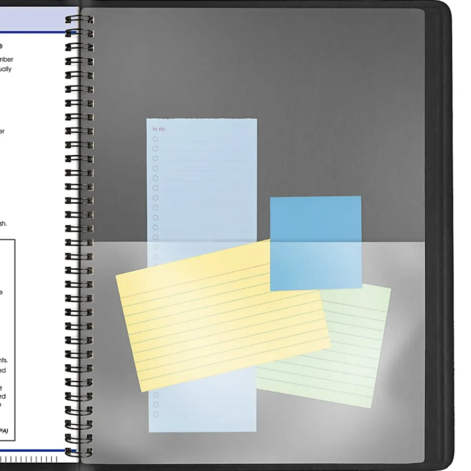 AT-A-GLANCE® QuickNotes® 2026 Weekly Monthly Appointment Book Planner, Black, Large, 8 1/4" x 11"