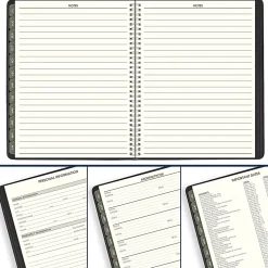AT-A-GLANCE® Recycled Academic 2026-2027 Weekly Monthly Appointment Book Planner, Black, Large, 8 1/4